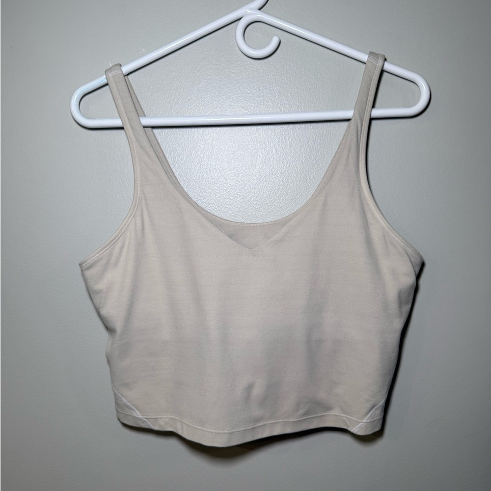 Lululemon align tank top cream / tan colour